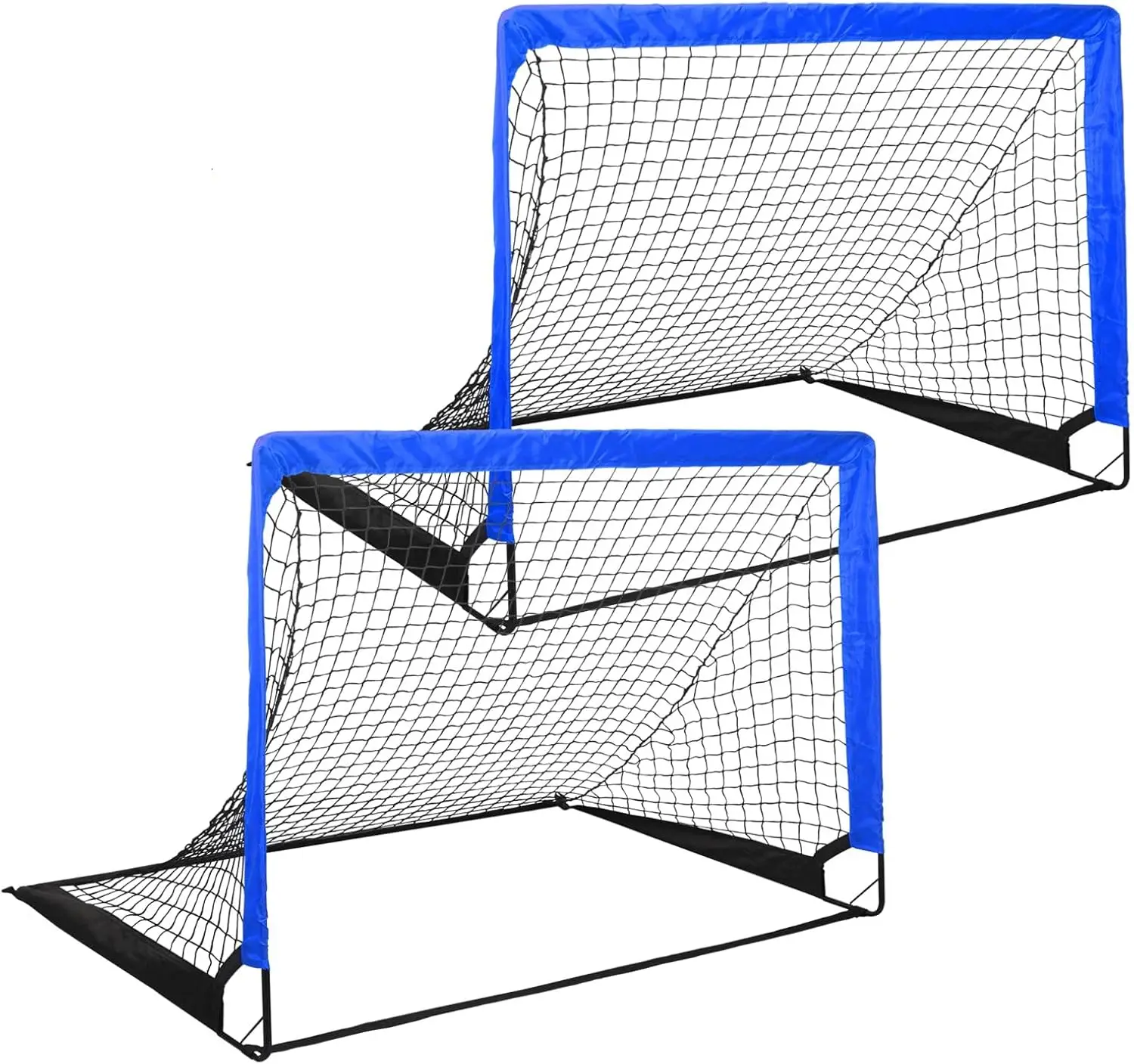 Soccer Goal Pop up Soccer Goal Net for Backyard Set of 2 with Portable Carrying Case