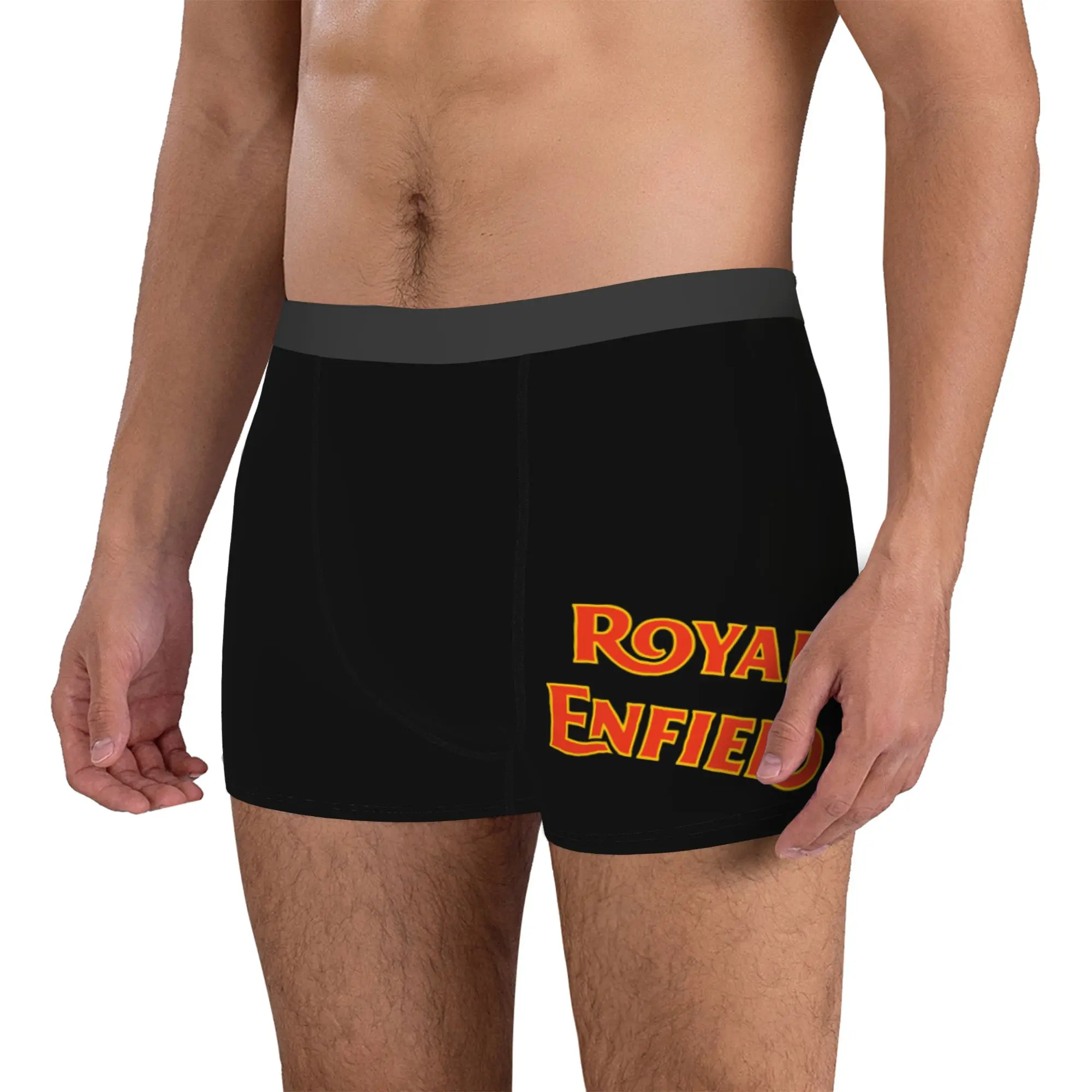 Customized Royal-Enfields Motorcycle Boxer Shorts For Homme 3D Print Cycling Motor  Underwear Panties Briefs Breathable