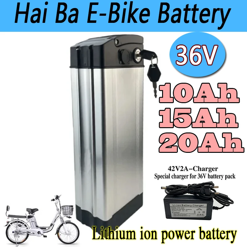 

36V electric bicycle lithium-ion battery pack 10/15/20Ah suitable For Haiba MiFa GW20 750W folding bicycle