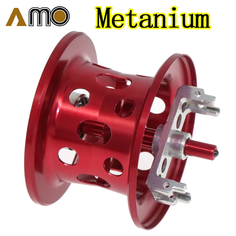 AMO DIY Metanium droplet wheel lightweight micro object short axis spool fishing spool