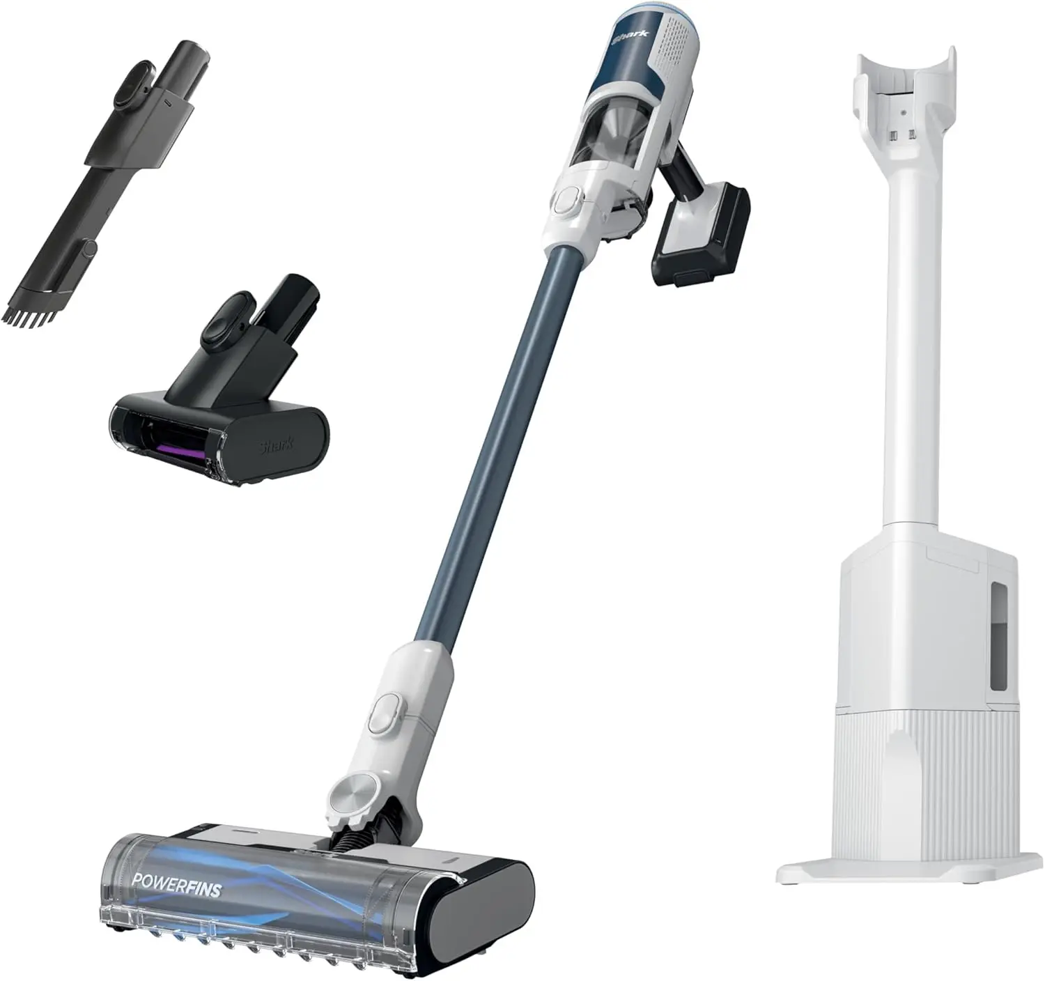 Shark Clean Lightweight Cordless Cleaner with HEPA Filter,Powerful Suction,Portable,Rechargeable,Auto-Empty System, Stick Vacuum