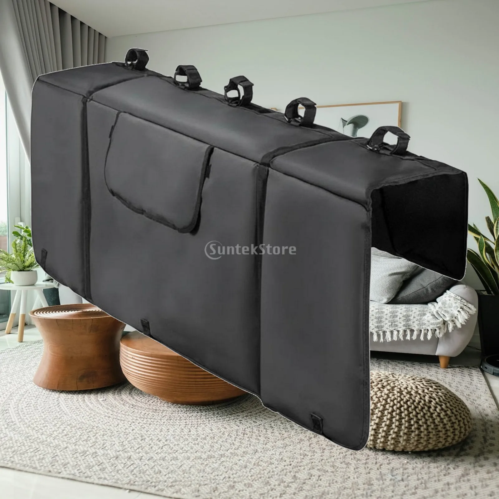 Heavy Duty Truck Tailgate Pad 5 Bike Holder Pickup Cargo Carrier for Outdoor Bicycle Storage