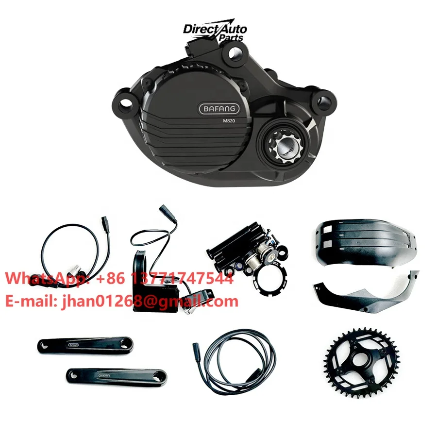 Bafang Central Motor DIY Kit Bafang 250W Mid Drive Motor M820 Electric Motorcycle Conversion Kit With BTF014 Battery