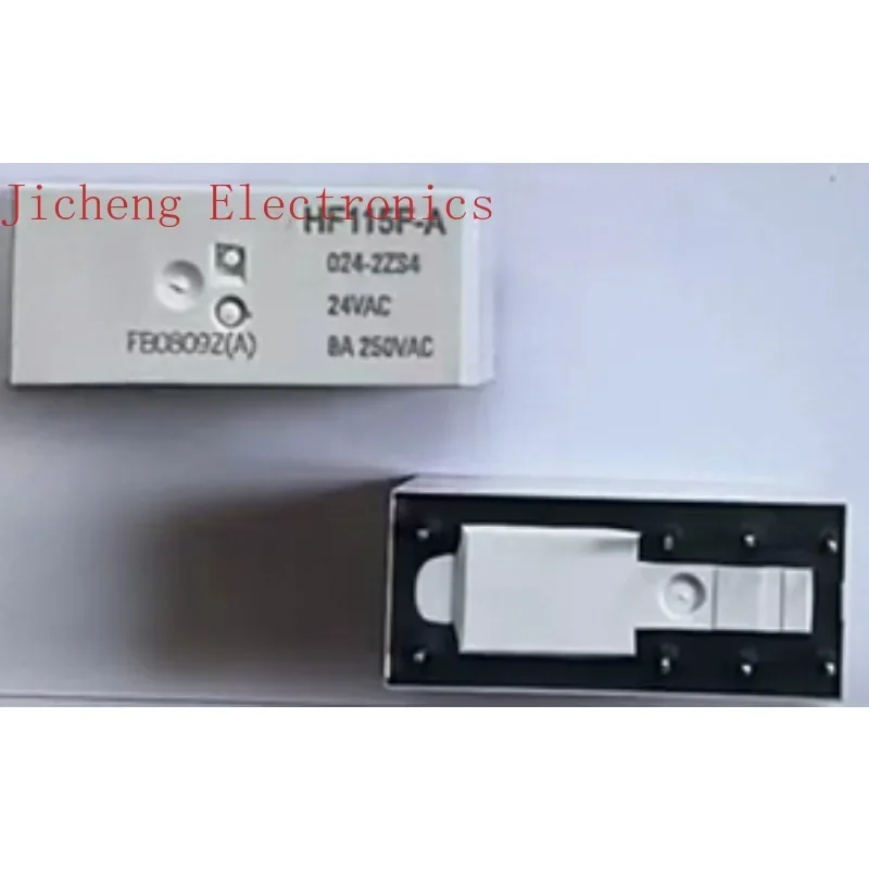 10PCS AC coil relay HF115F-A-024 115 230-1ZS1 2ZS4 8A12A250VAC
