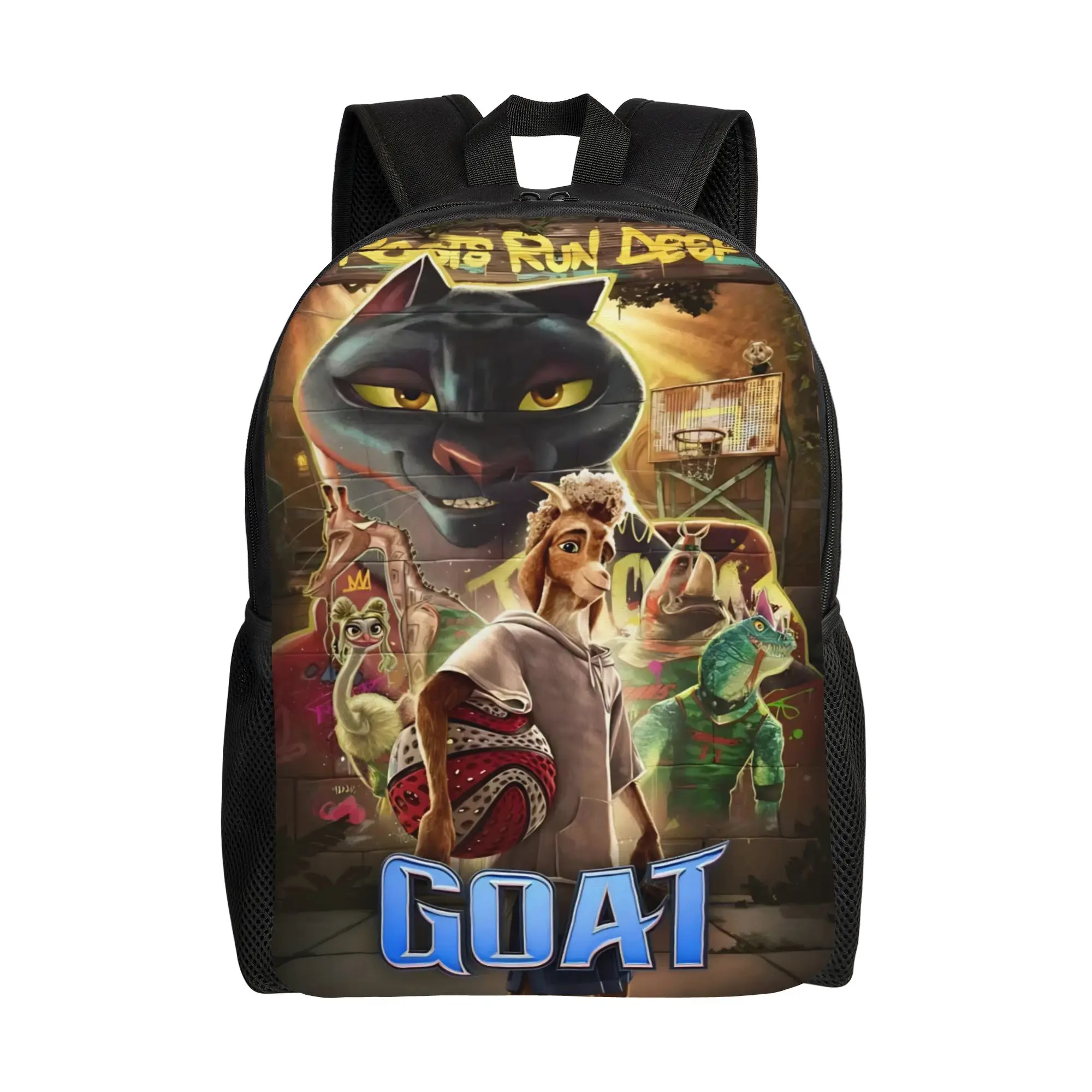 

GOAT Movie Casual Backpack Lightweight Student Work Sports Comedy Daypack for Men Women Laptop Computer Canvas Bags