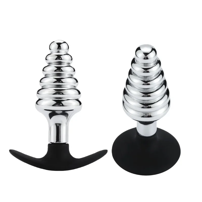 ANMOOEE الثقيلة اضافية كبيرة الشرج التوسع المعادن الشرج المكونات دسار الفولاذ المقاوم للصدأ بعقب المكونات تدليك البروستاتا الجنس لعب الكبار #6