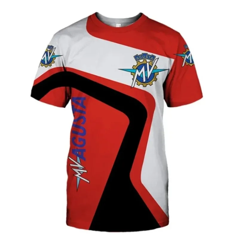 MV Agusta Motorcycle Racing Team jersey Extreme Sports outdoor sports Short Sleeve Tshirt Oversized Tops Summer Quick-drying Tee