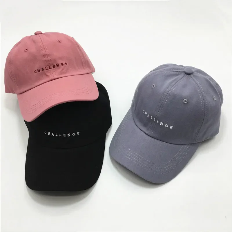 

Hip Hop Hats Men Embroidered Letters CHALLENGE Baseball Cap for Women Outdoor Sports Travel Casual Snapback Hat