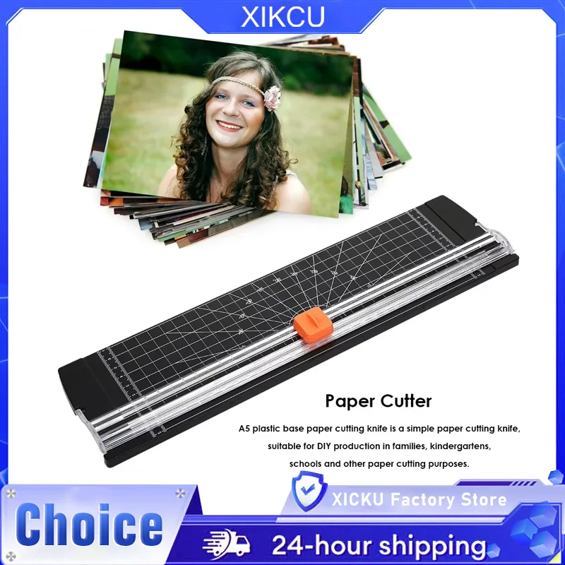 قاطعة ورق المقصلة A4 A5 للمكتب مع واقي آمن آمن أوتوماتيكي لآلة قطع حصيرة الورق خفيفة الوزن #1