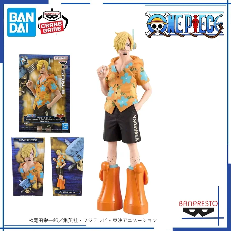 Bandai Banpresto Originele Anime Een Stuk DXF DE GRANDLINE SERIE EGGHEAD Sanji PVC Model Collectie Speelgoed Anime Actiefiguren