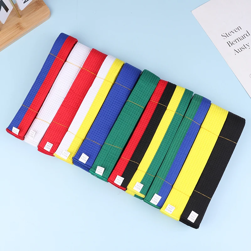 1PC 200cm Taekwondo ITF Belt Color Belt Martial Arts Karate Judo Uniform Accessories Quality Cotton Road Belt