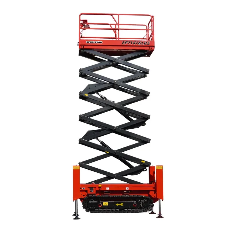 4-18m  Electric Track Crawler Scissor Lift Man Lift/Diesel Tracked Scissor Lift