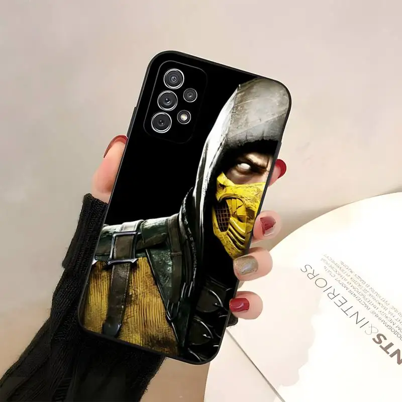 Hot Mortal Kombat Phone Case Funda For Samsung A33 A01 A02 A6s A10 A10s A11 A12 A20E A20C A21 A21s A22 A6 A7 A8 2018 Cover