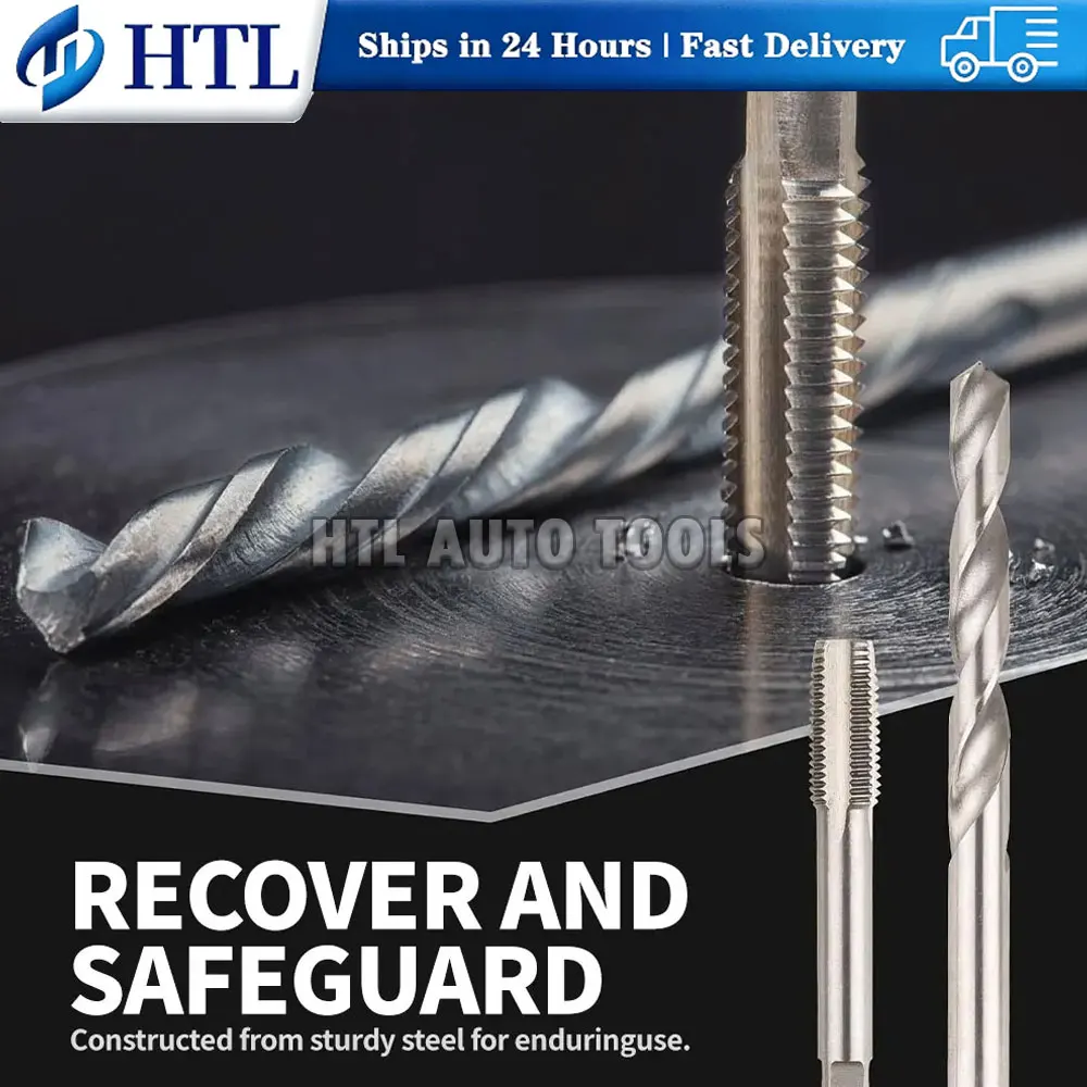 131Pcs Thread Repair Insert Kit M5-M12 Damaged Thread Restore Tool For Car Engine Block Repair