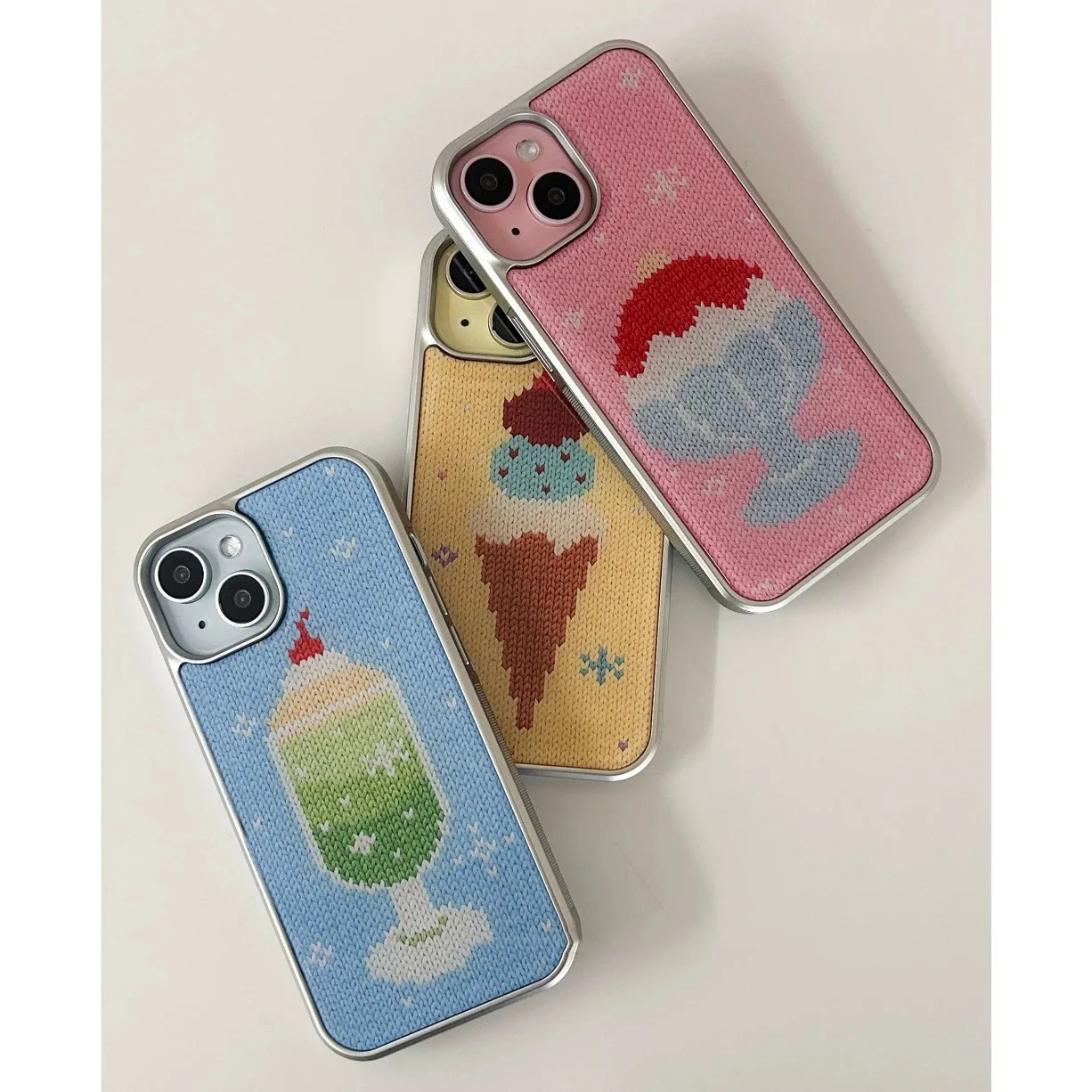 Ice Cream Phone Case for IPhone 17 17e 16e 16 15 14 13 12 11 Air Pro Max X XR XSMAX 8 7 Plus Luxury Clear Soft Glossy Back Cover