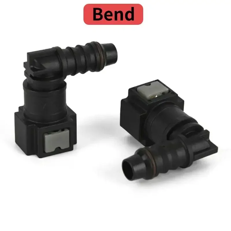 자동 연료 라인 호스 커플러, ID6 7.89 9.89 ID10 11.80 나일론 고무 오일 커플러, 자동차 연료 퀵릴리즈 커넥터 라인 호스 부품