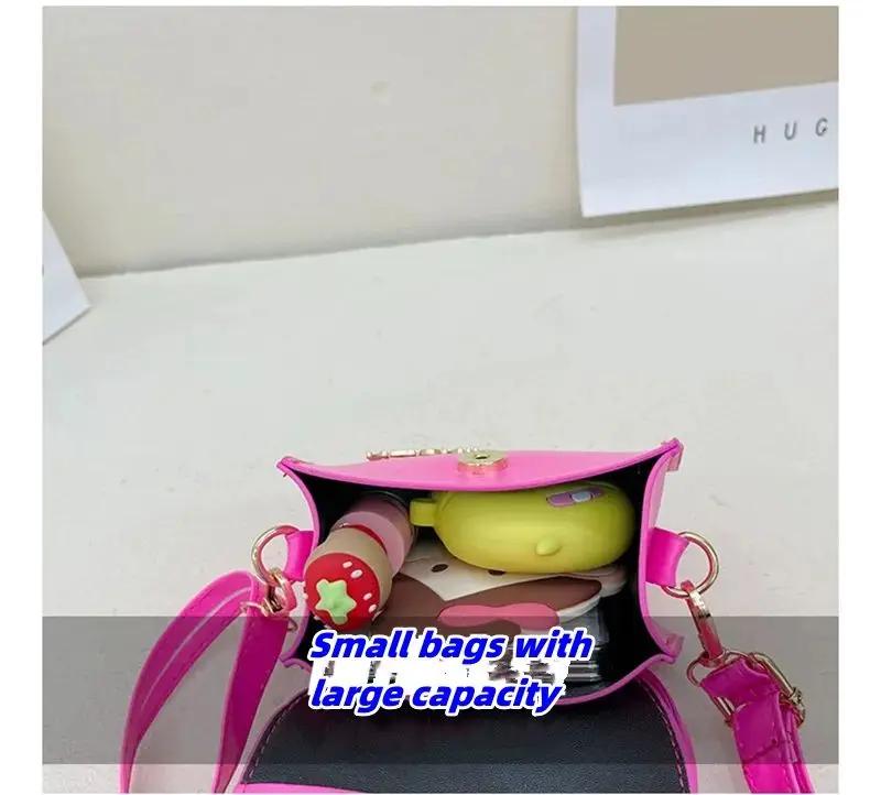 Super beliebte kleine Tasche für Damen – Frühjahr/Sommer 2026 – Neue trendige koreanische Umhängetasche für Kinder und Erwachsene – Schultertasche – Detail 7