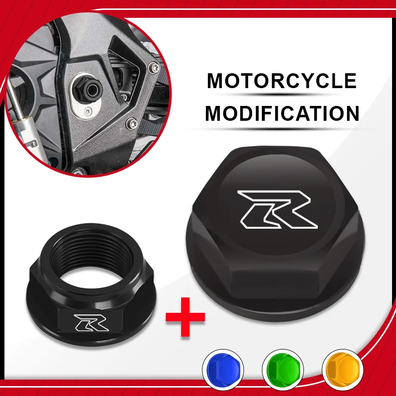 

Motorcycle gsxr Steering Stem Head & Swing Arm Pivot Shaft Cover For GSXR600 GSXR750 2006-2017 GSXR1000 2005-2016