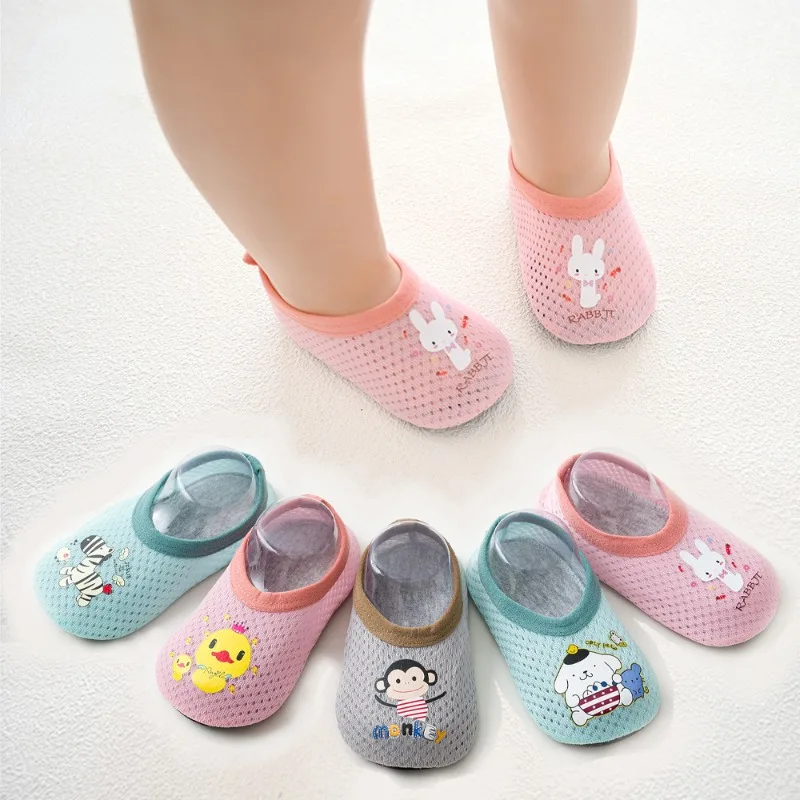 

Baby Floor Socks Cute Cartoon First Walkers Soft Sole Anti Slip Indoor Baby Shoes Breathable Slip on Walking Shoe Kids Shoes