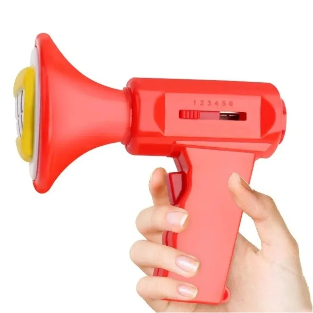 Creatief met 6-geluidseffecten Stemveranderend speelgoed voor kinderen Mini-cadeau Handversterker voor kinderen Grote mond Stemveranderend speelgoed