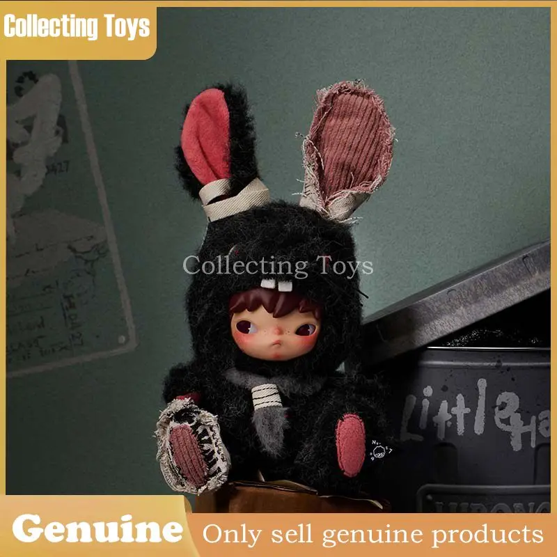 

Genuine Popmart Hirono Little Hare Doll Keychain Blind Box Trendy Collectible Stuffed Surprise Gift For Collectors Plush Pendant