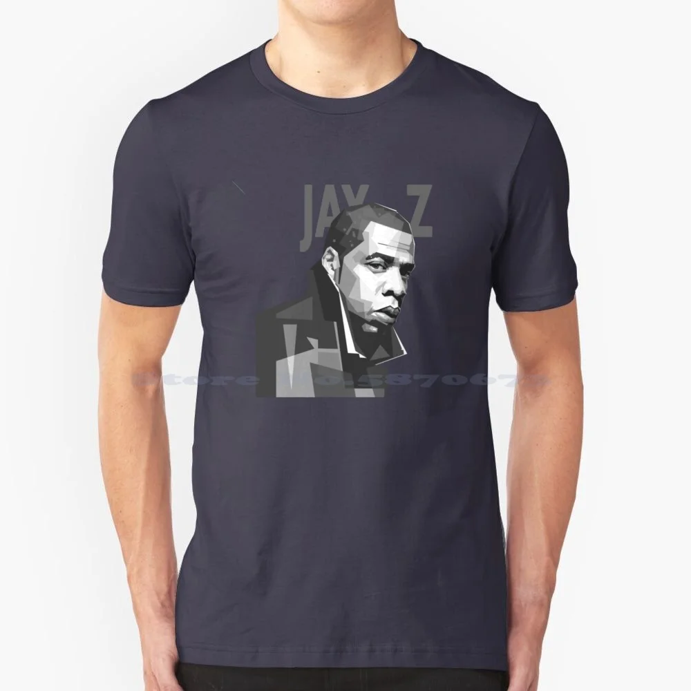 Jay Z Jay Z Grey Design T Shirt 100% Cotton Tee Jay Z Jay Z Grey Design Shawn Carter Cartoon Rap Rapper Cartoon Jay Z Funny Jay