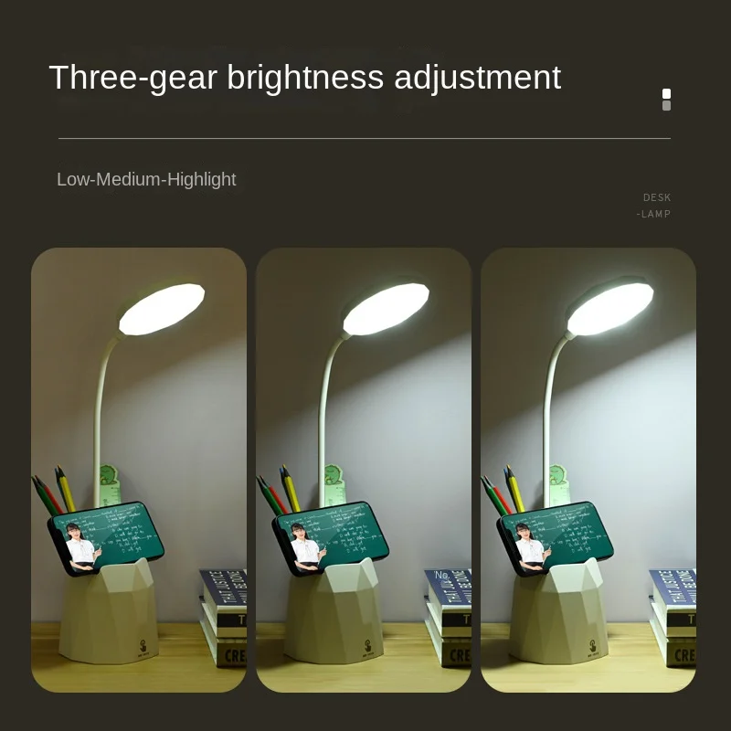 Lampe de bureau LED dédiée à l'apprentissage, protection des yeux des étudiants, dortoir, à la fois pour les développements et à des fins de branchement