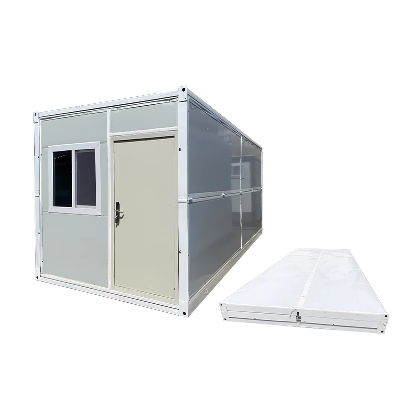 Modern Customized Folding House - 35FT Aluminum Frame Prefab Container 3 Bedrooms Kitchen Bathroom Outdoor Home