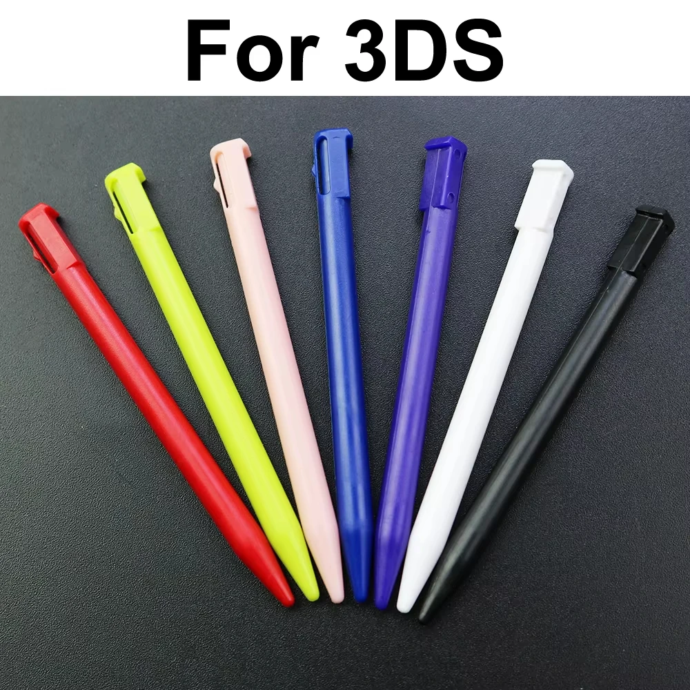 4 Teile/los 7 farben Multi-Farbe Kunststoff Touchscreen Stift Stylus Tragbare Stift Bleistift Touchpen Set für 3DS – Detail 2