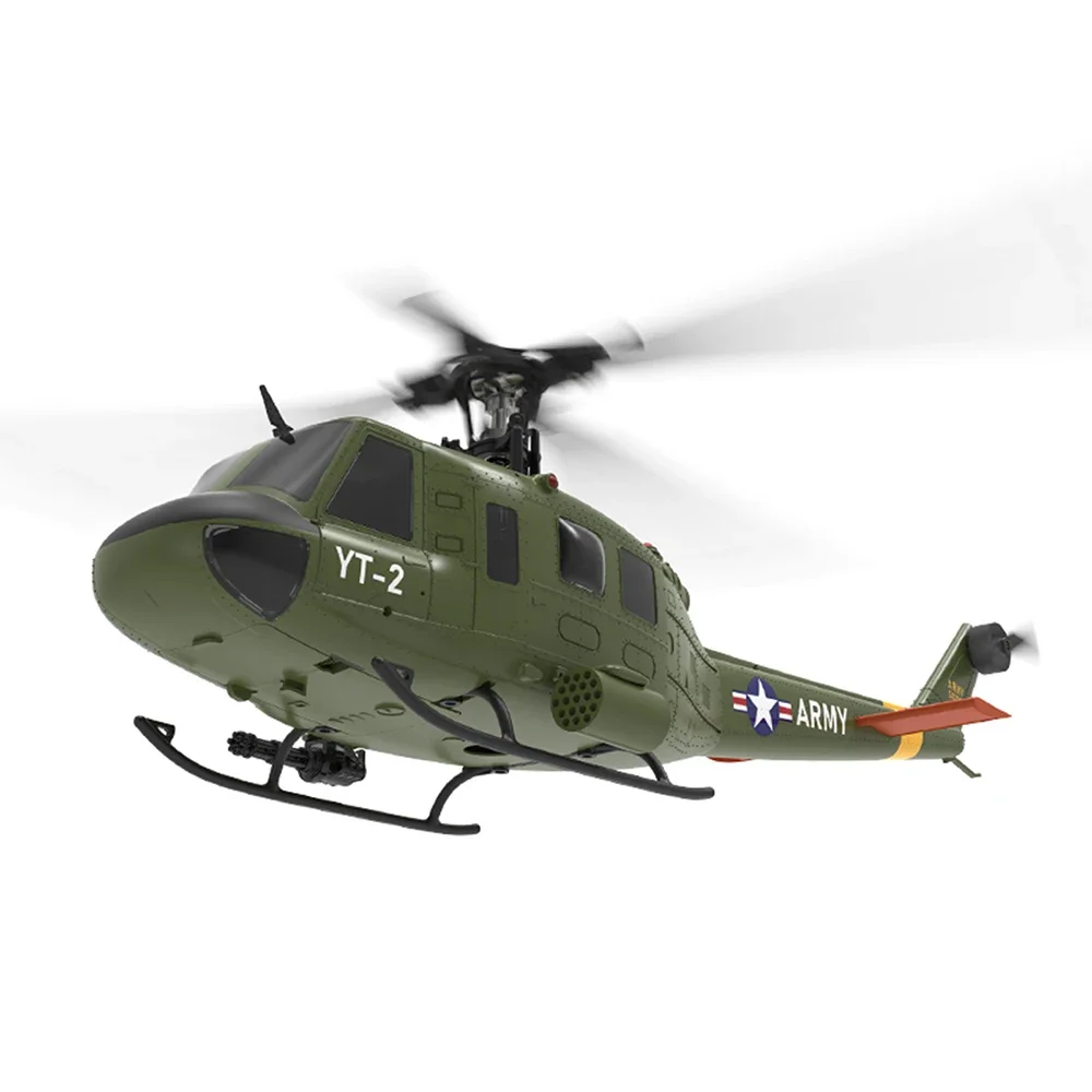 YUXIANG F07 UH-1 Elicottero senza motore 2.4G 6CH Doppio motore Giroscopio a 6 assi RC Airplan