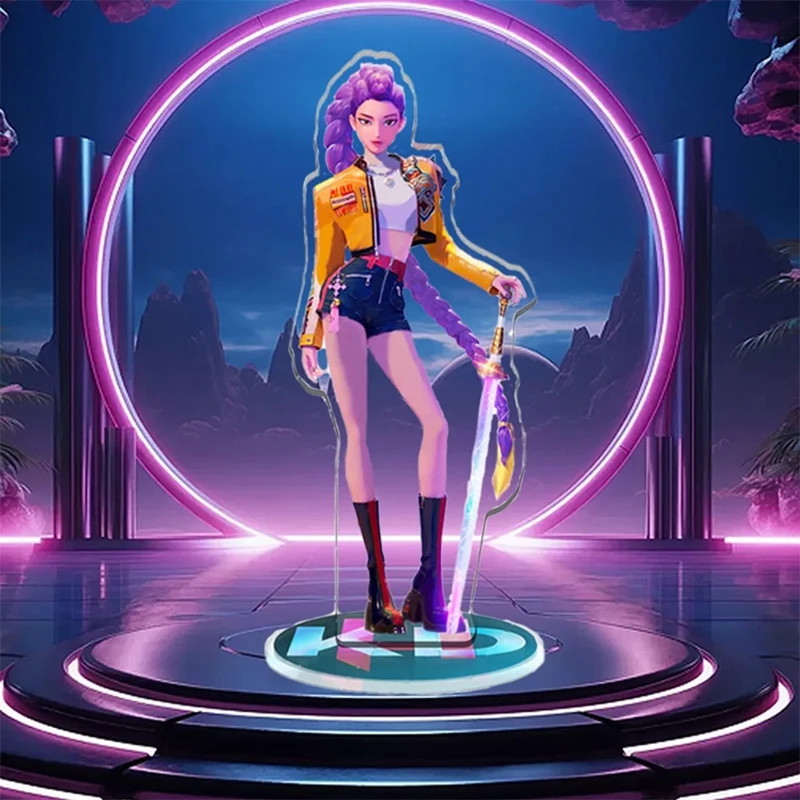 

For Devil Hunter Acrylic Stand Ornament Desktop Decor Anime Figure Rumi Mira Zoey Sussy Craft Creative Gifts For Fan Lover