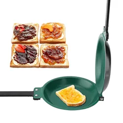 New Double Sided Pancake Pan Frying Pot Cookware for Kitchen Omelet Steak Ham Pans Kitchen Gas Stove Utensils Cooking Pot 
