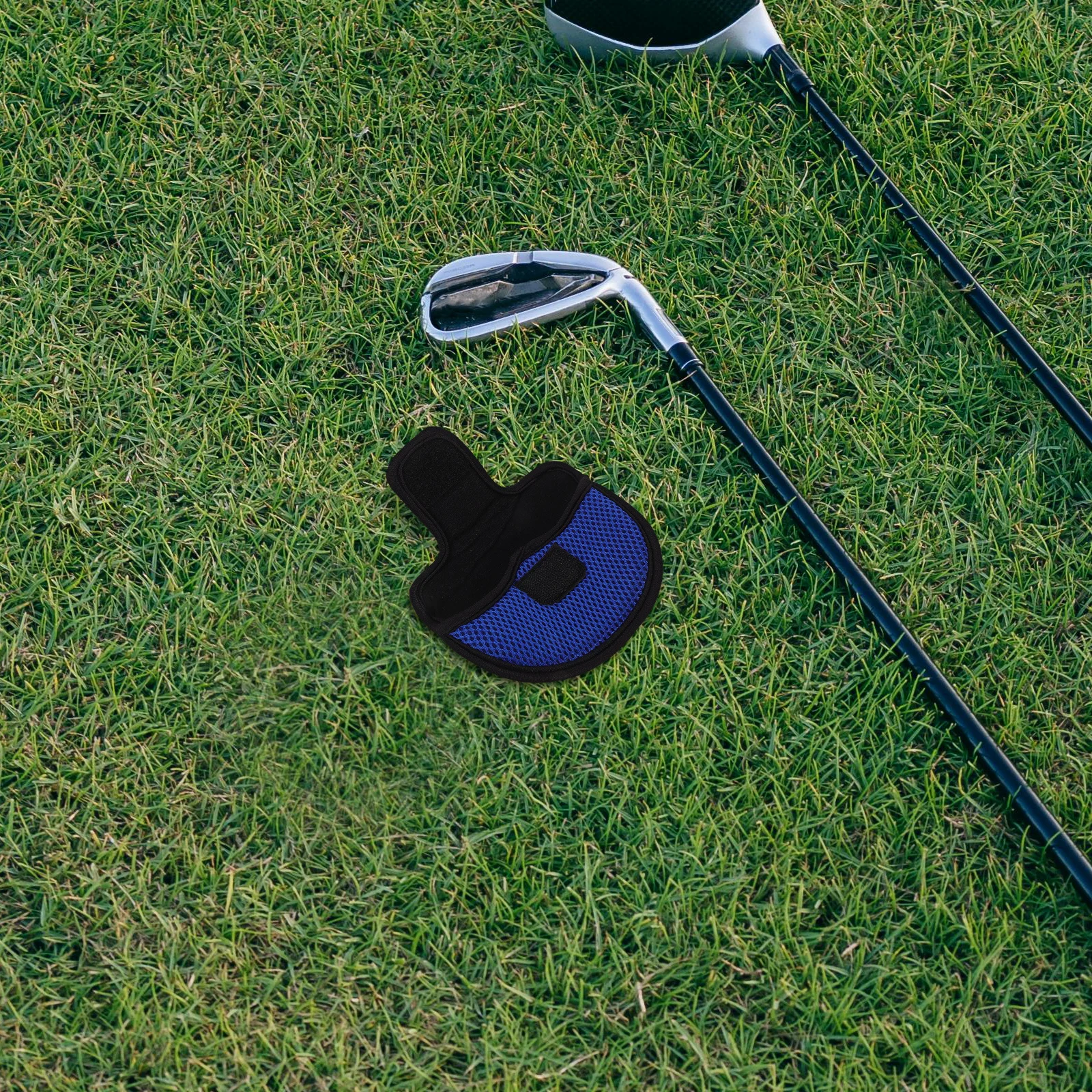 

Golf Putter Cover Nylon Mesh Mallet Head Protection Durable Water Resistant Portable for Men Women Golf Accessories