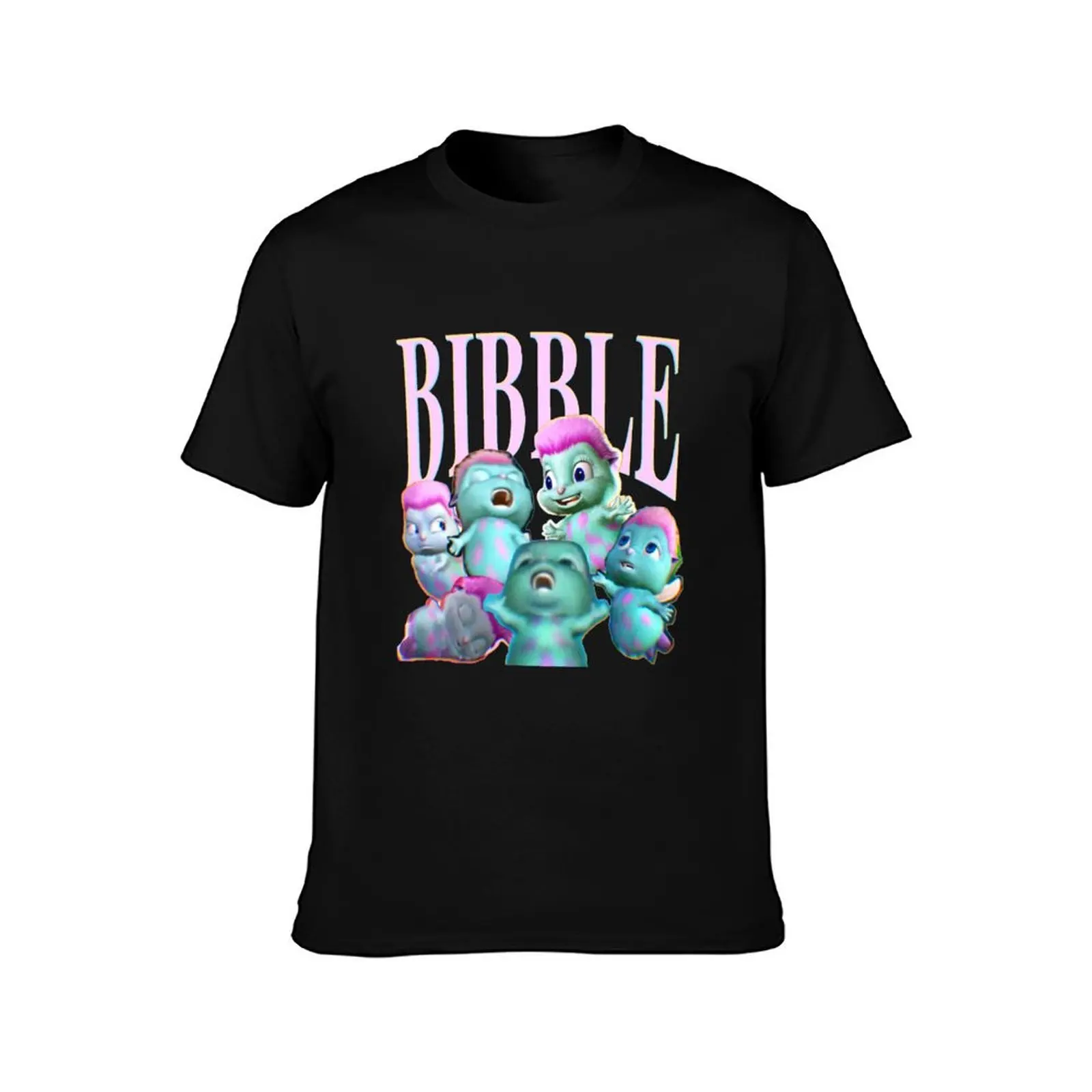 Bibble - Collage T-Shirt Plus Size Solid Color T-Shirt