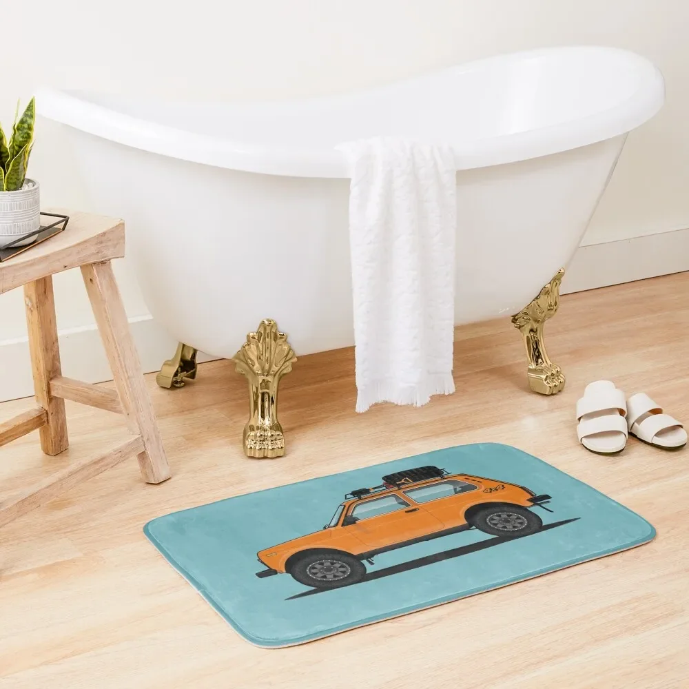 

orange Lada Niva 4x4 expedition Bath Mat Carpet Carpet Carpet Entrance Water Absorbent For Shower Mat