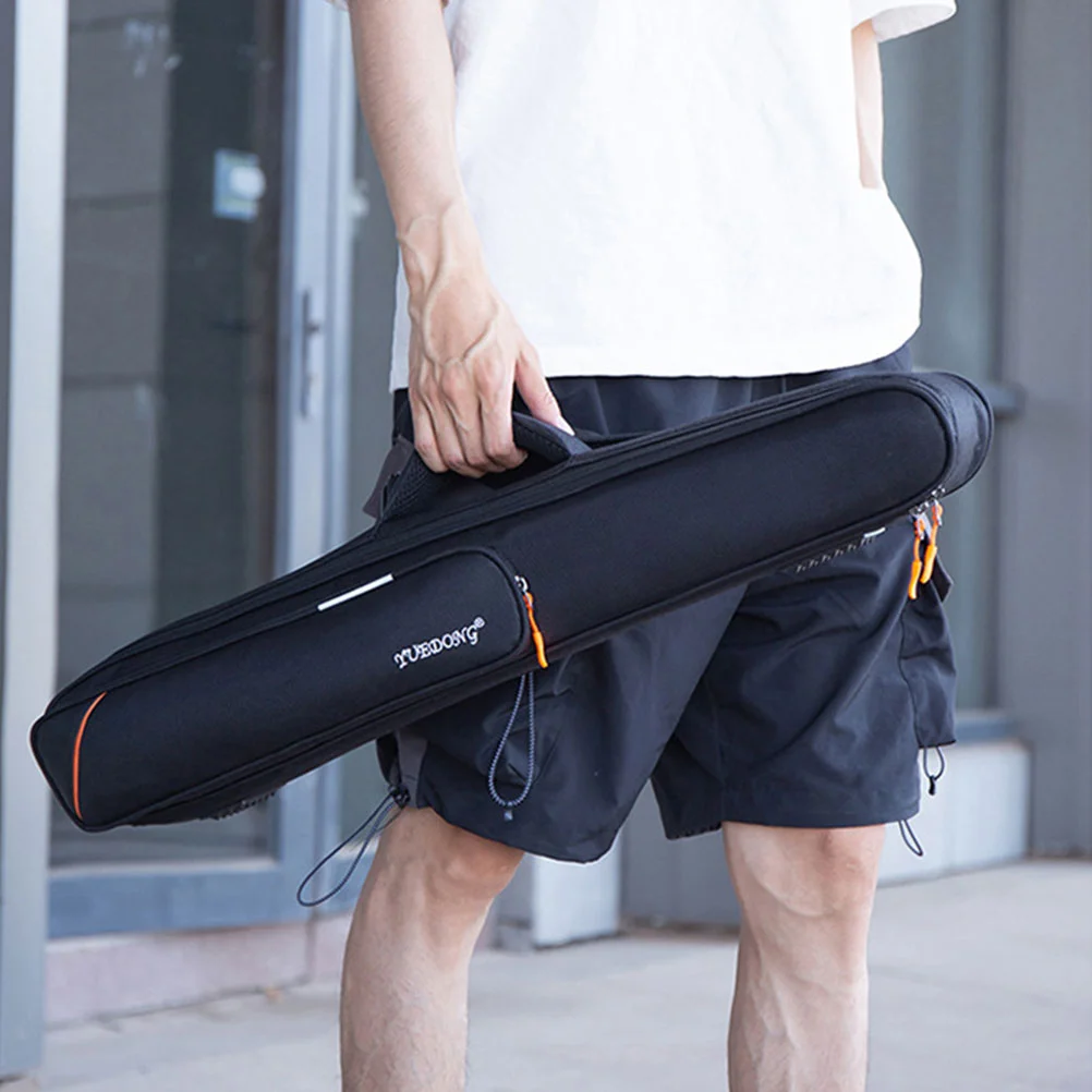 1pc Saxophone Case Vertical Sax Gig Bag Universal Saxophone Carry Bag Portable Clarinet Saxophone Storage Bag with Pocket