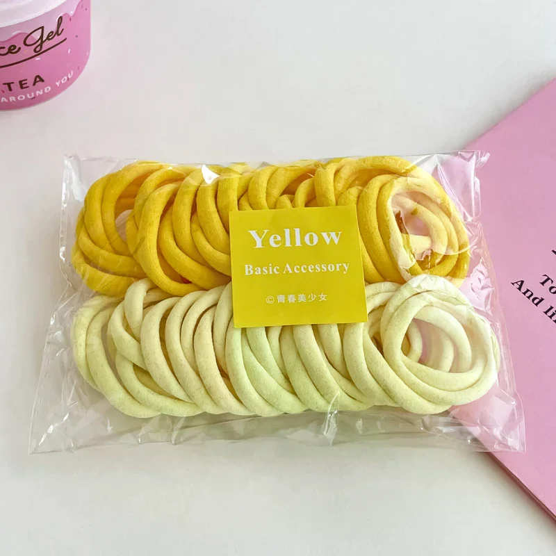 حلقات المناشف لا تؤذي ربطات الشعر، أربطة الشعر، حلقات الشعر المرنة العالية، حبال رأس الفتيات، حبال شعر الأطفال