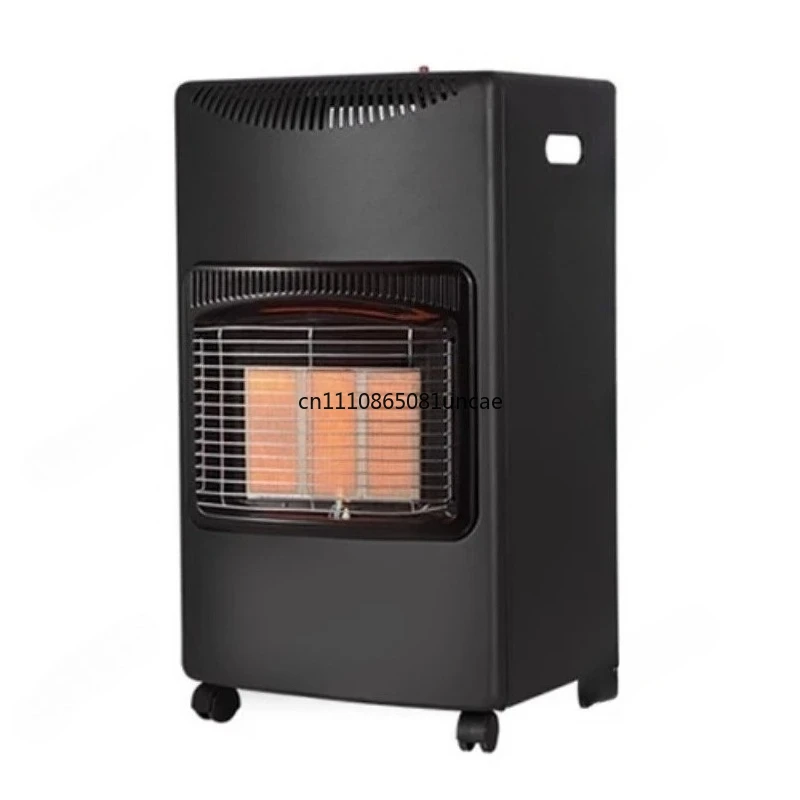 Portable gas heater with three ceramic burner gas heaters for hotels and commercial establishments and restaurants