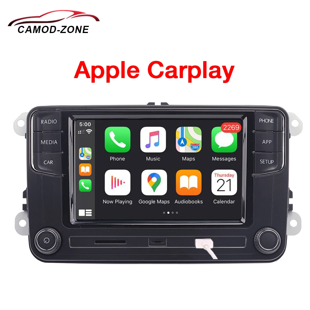 Android Auto Carplay Mirrorlink MIB Car Radio 6C New RCD330 RCD360 187B 280D 280E Vehicle Status Only For VW MQB POLO 6C