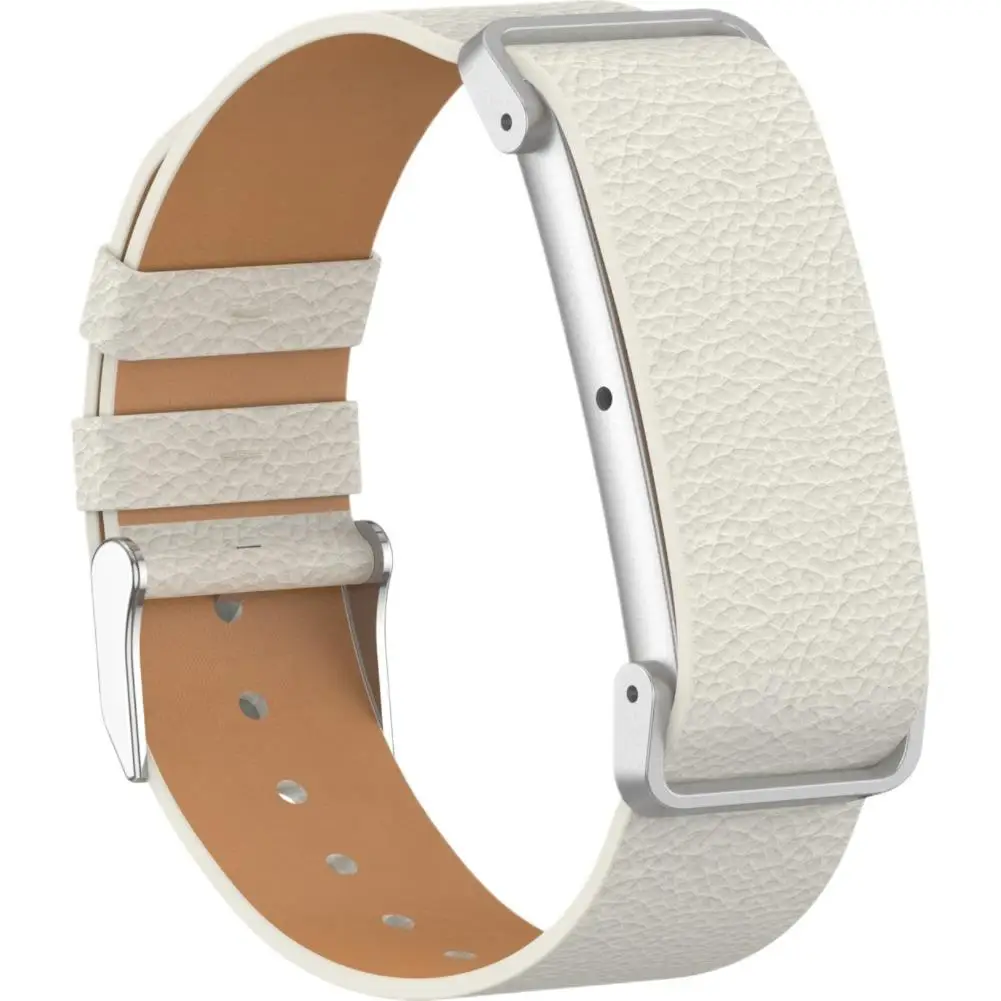 Leder-Uhrenarmband für Google Fitbit Air, Metallrahmen-Ersatzarmband für Google Sport-Uhrenarmband-Zubehör – Detail 1
