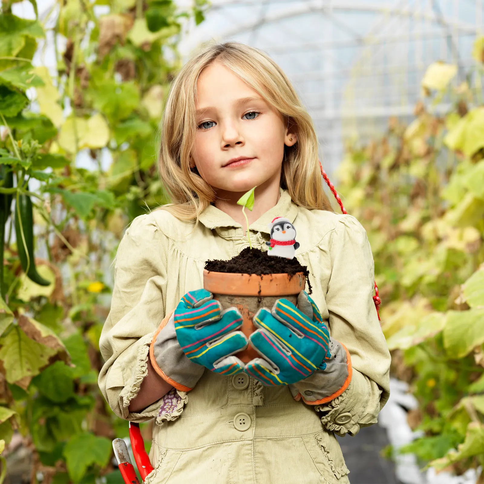 

3Pcs Christmas Resin Crafts Micro Landscape Xmas Ornaments for Home Garden Tabletop Creative Holiday Decor Collection