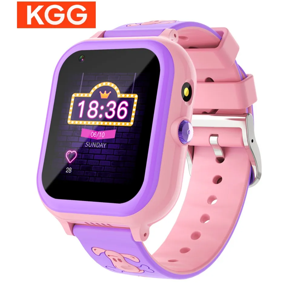 Hot 4G Kids Smart Watch Children GPS Tracker Video Call Phone Watch 1G+8G Call Back Monitor SOS FaceLock Waterproof Smart Watch