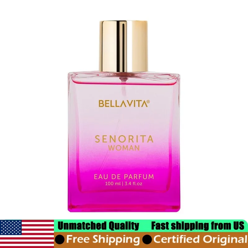 

BellaVita Senorita Woman Eau de Parfum Spray 3.4 Ounce Original Arab Perfumes Long-Lasting Floral Fruity Perfume for Women 100ML
