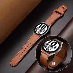 20mm 22mm Band For Samsung Galaxy watch 4/7/5 Pro/6/classic/Gear s3 40mm 44mm Leather bracelet correa Huawei GT/2e/3/4/5 straps