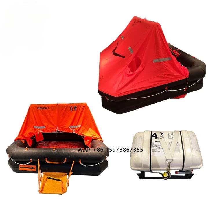ISO9650-1 Marine automatic inflatable lifeboat yacht safety equipment