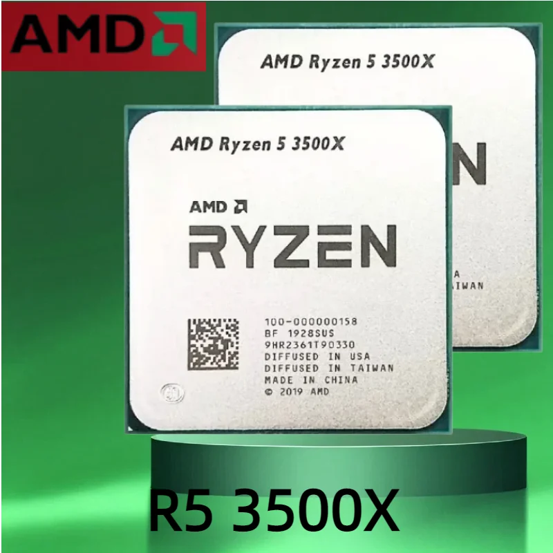 

AMD R5 3500X Ryzen 5 3500X Six-Core Six-Thread 3.6GHz CPU Processor 7NM 65W L3=32M 100-000000158 Socket AM4 In Stock