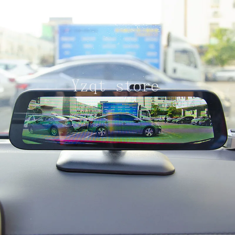The central control instrument panel of the car is equipped with a rearview mirror dash cam bracket fixture