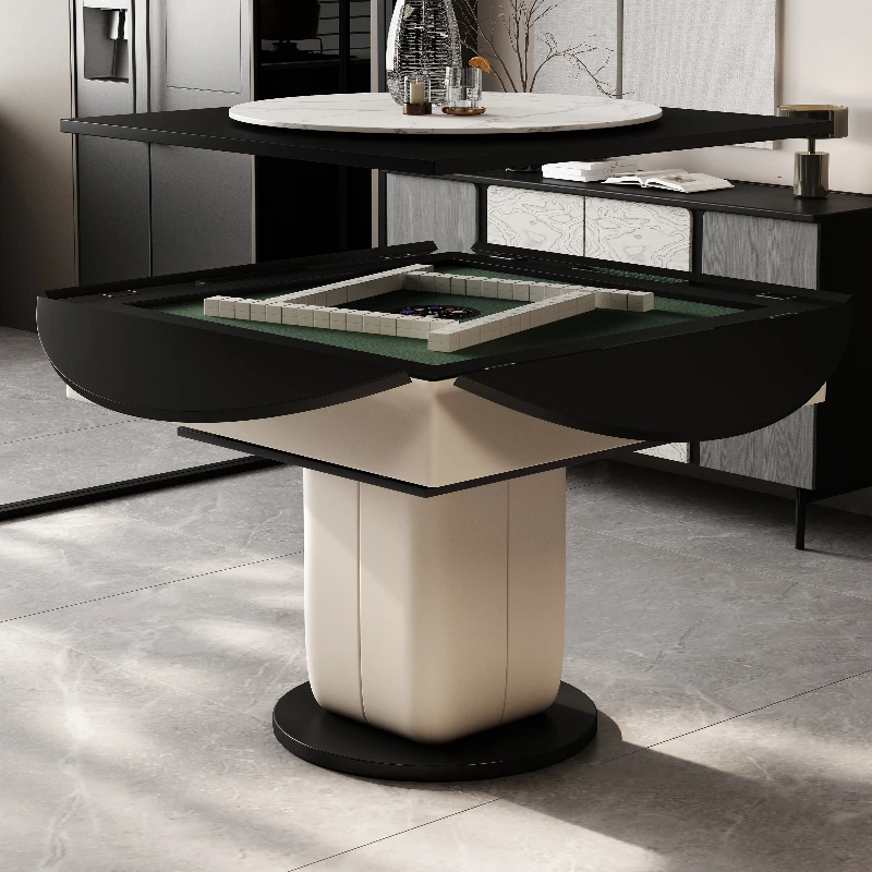 

Mahjong table machine folding automatic household small apartment multi-function