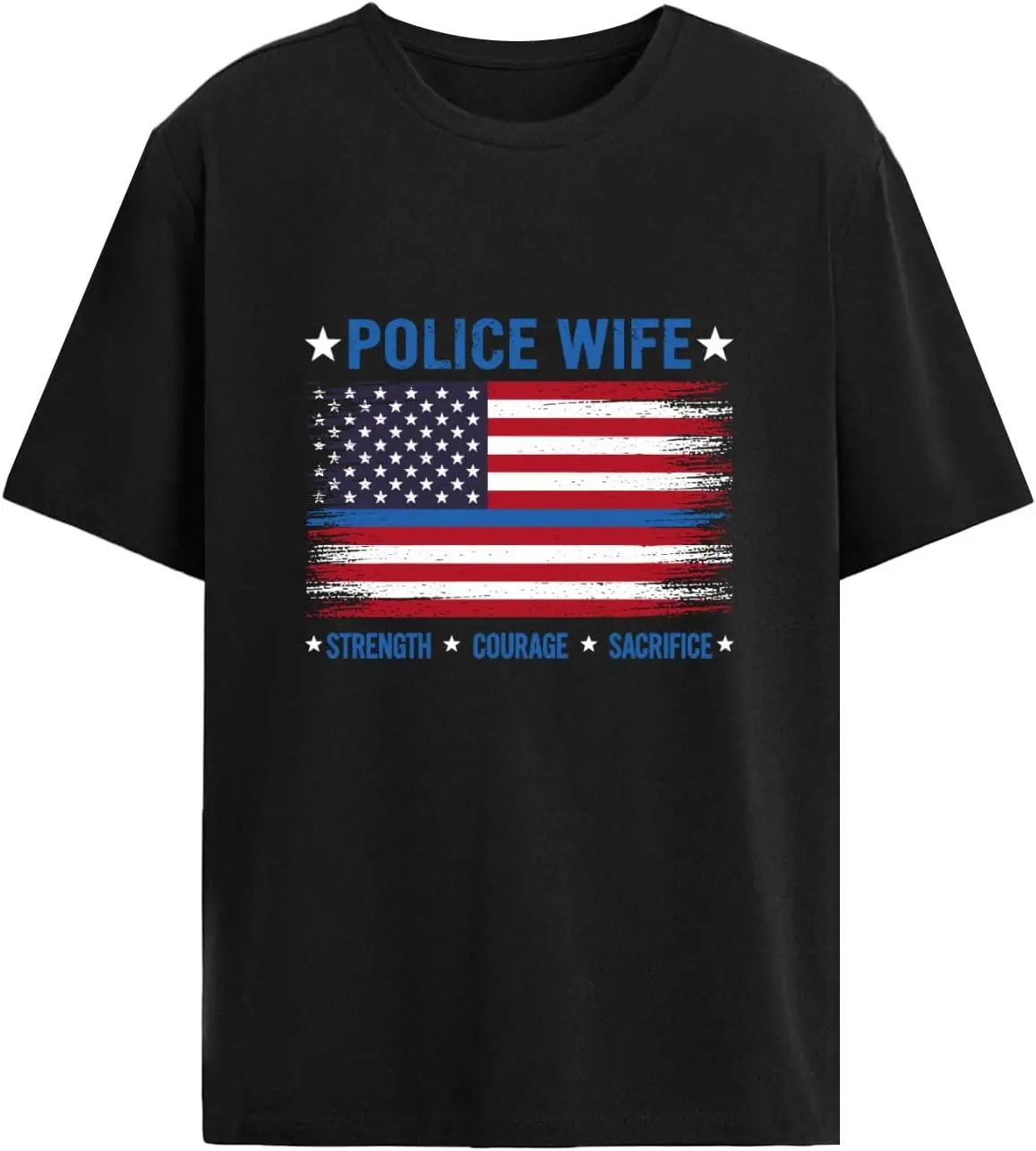 

Футболки с надписью "Proud Police Wife" для мужчин, винтажные, с графическим принтом