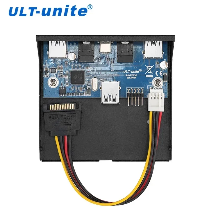 Встроенная USB-панель для настольного ПК, 4/2 порта USB 3.0, кронштейн для передней панели, линейный адаптер, гибкий диск для компьютера